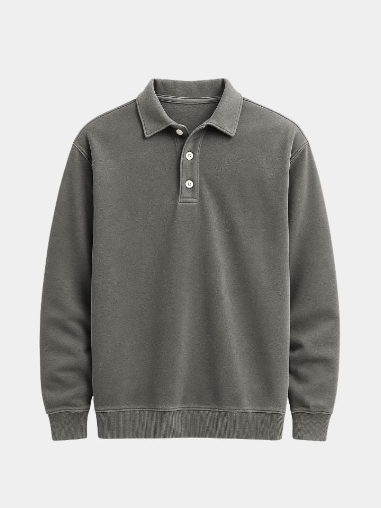 Canyon Mist Long Sleeve Polo Shirt – Vailor & Veil