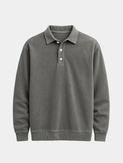 Canyon Mist Long Sleeve Polo Shirt – Vailor & Veil
