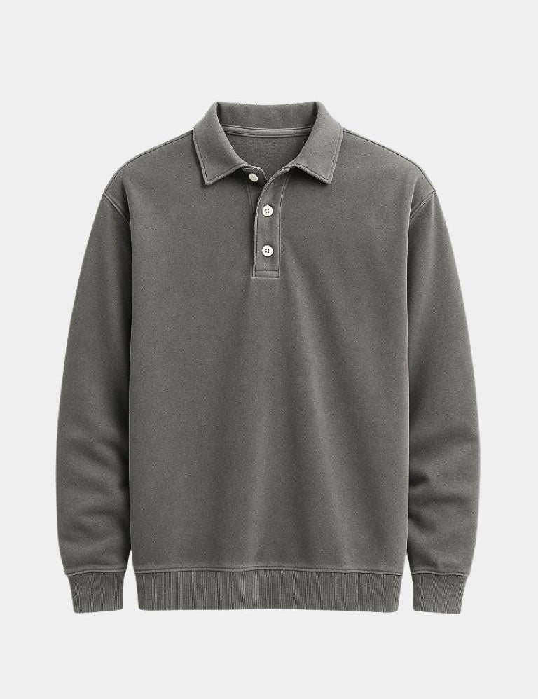 Canyon Mist Long Sleeve Polo Shirt – Vailor & Veil
