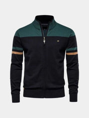 Cardigan Sweater Zipper Standing Collar Knitwear - Vailor & Veil