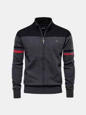 Cardigan Sweater Zipper Standing Collar Knitwear - Vailor & Veil