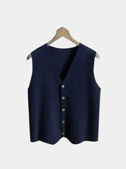 Cashmere Cardigan Vest  - Vailor & Veil