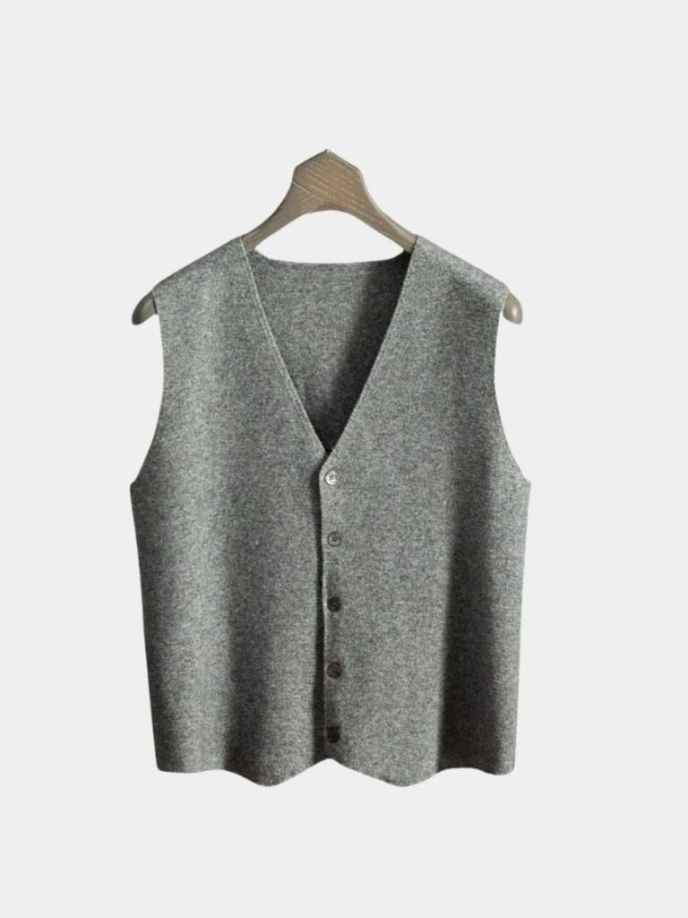 Cashmere Cardigan Vest  - Vailor & Veil