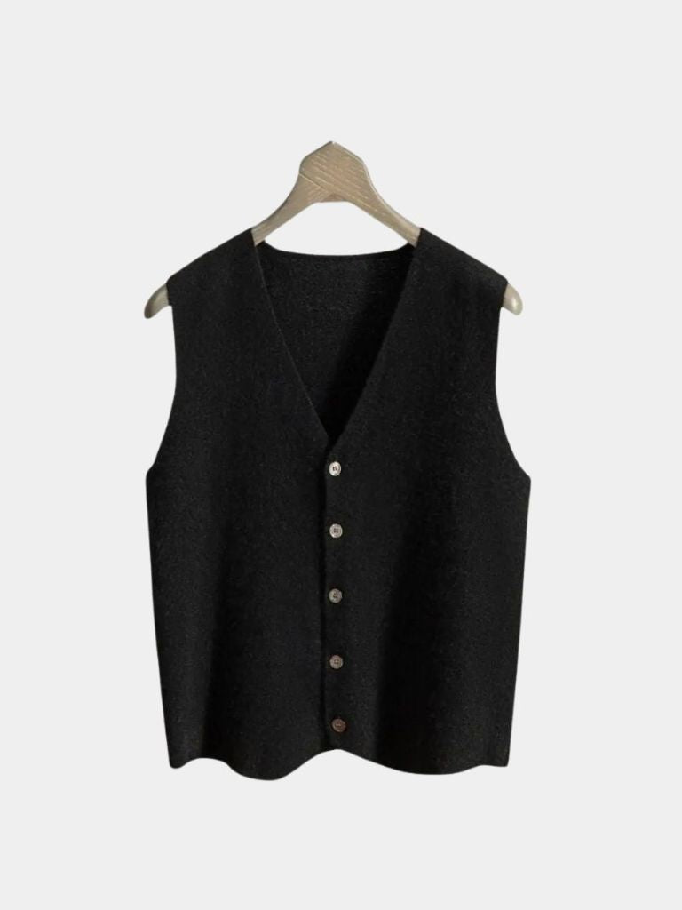 Cashmere Cardigan Vest  - Vailor & Veil