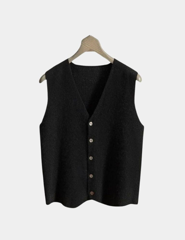 Cashmere Cardigan Vest  - Vailor & Veil