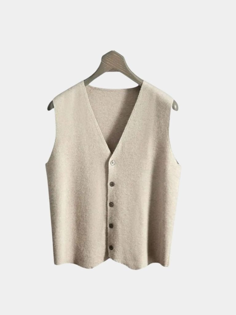 Cashmere Cardigan Vest  - Vailor & Veil