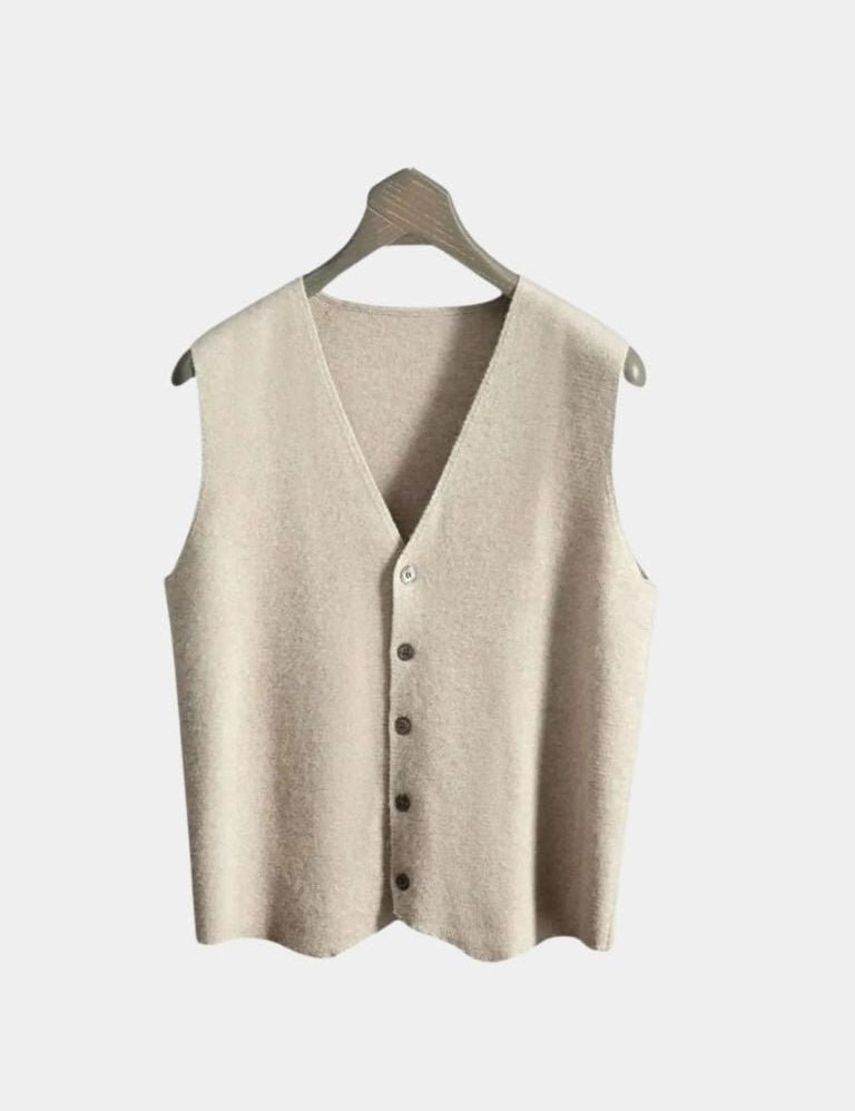 Cashmere Cardigan Vest  - Vailor & Veil