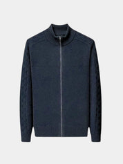 Cashmere Zip Sweater Knit Turtleneck - Vailor & Veil