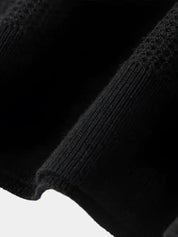 Casual Buttonless Knit Polo Shirt - Vailor & Veil