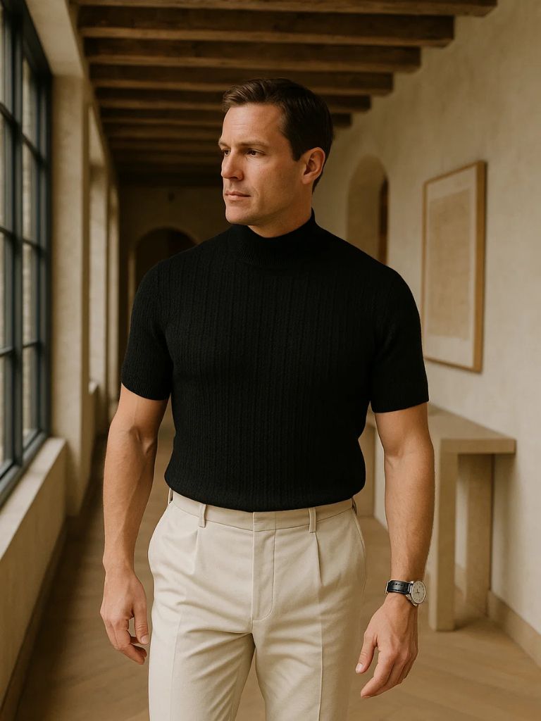 Casual Knit T-Shirt - Vailor & Veil