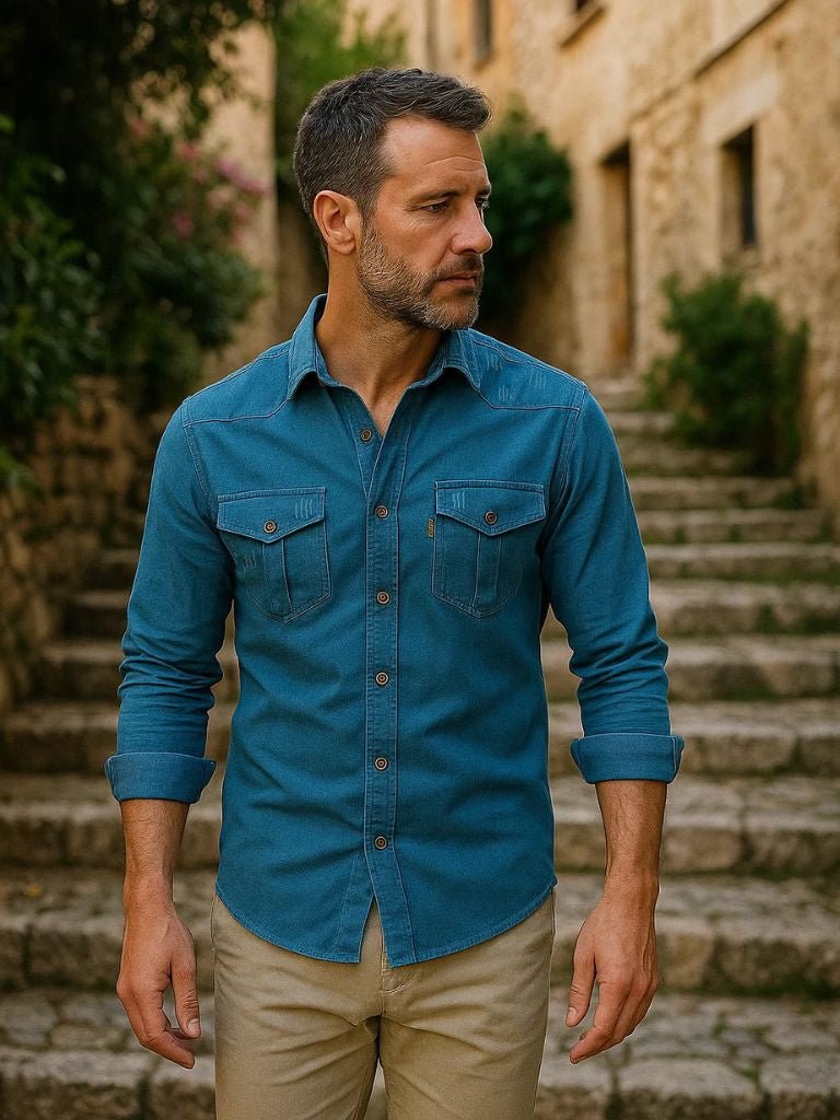 Casual Modern Men Shirt - Vailor & Veil