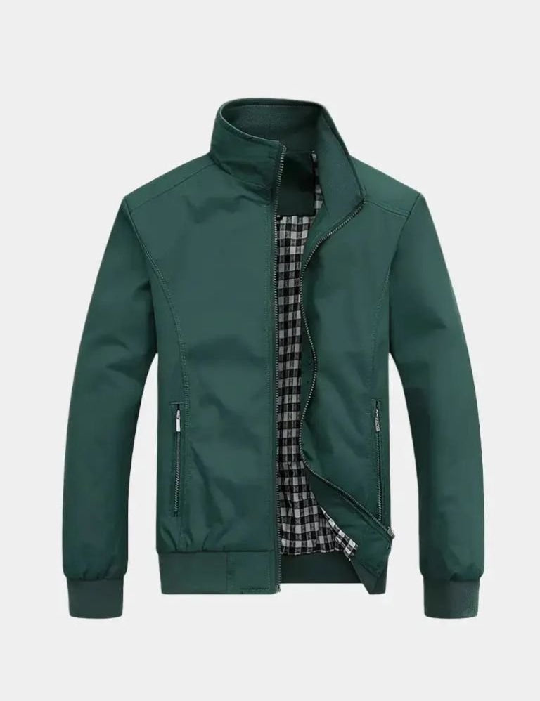 Casual Solid Bomber Jacket - Vailor & Veil