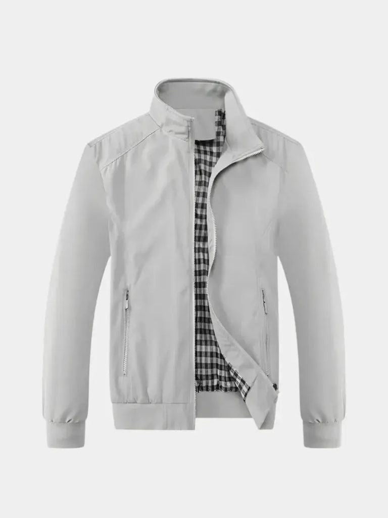 Casual Solid Bomber Jacket - Vailor & Veil