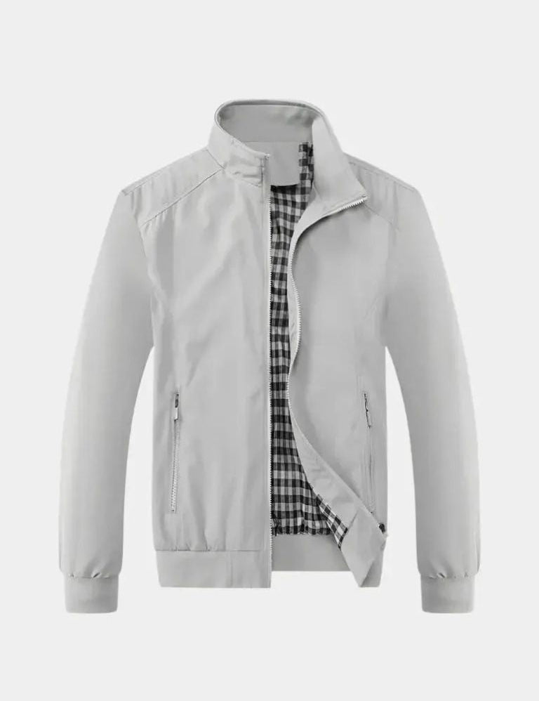 Casual Solid Bomber Jacket - Vailor & Veil