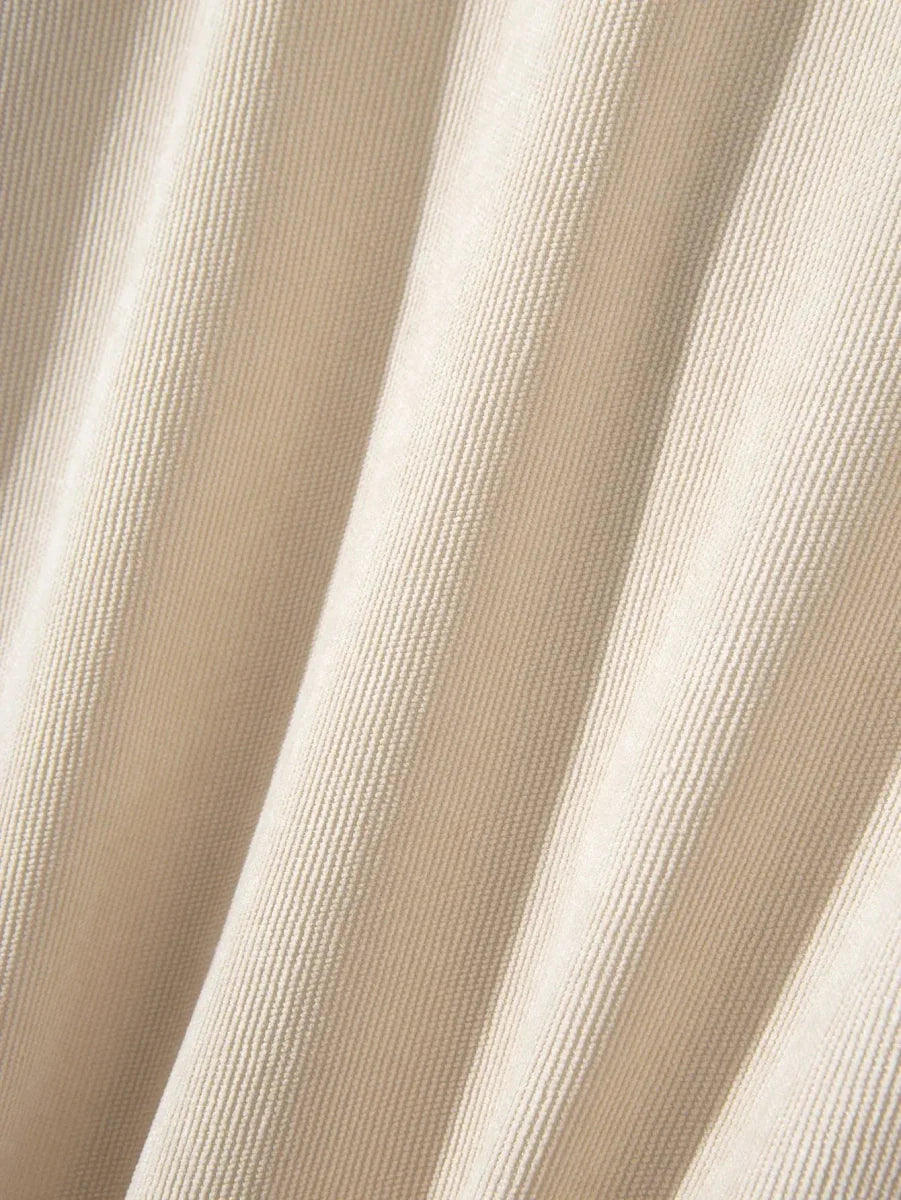 Casual Solid Corduroy Shirt - Vailor & Veil