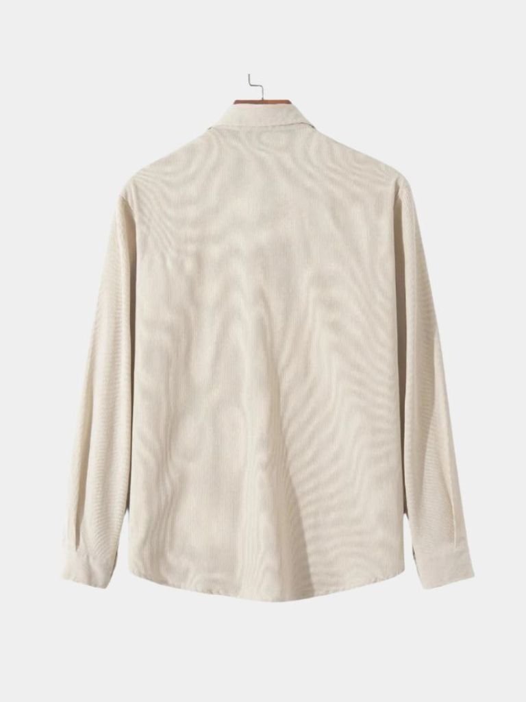 Casual Solid Corduroy Shirt - Vailor & Veil