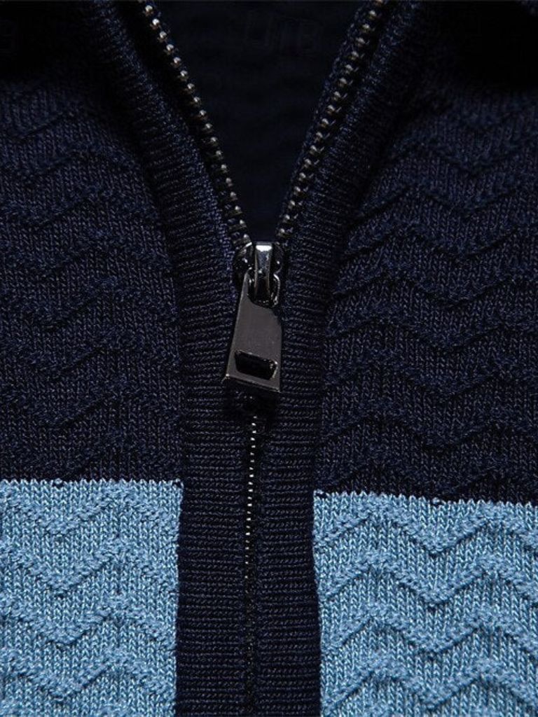 Classic Fit Quarter Zip Business Casual Short Sleeves Polo - Vailor & Veil