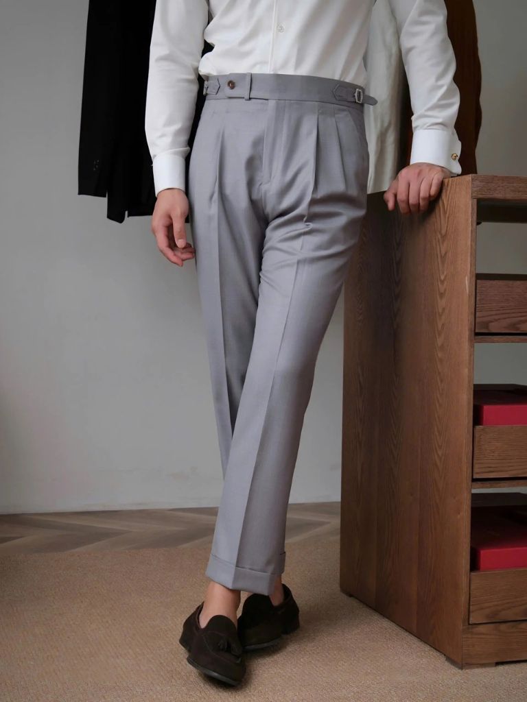 Classic Genova Sidetab Trousers - Vailor & Veil