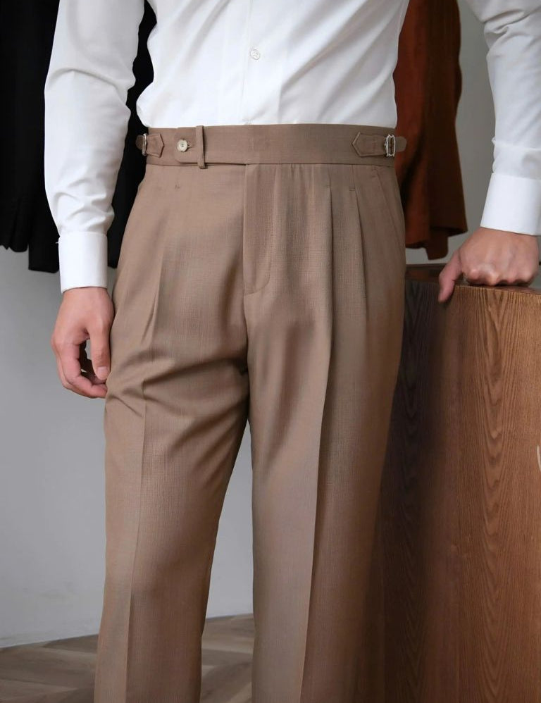 Classic Genova Sidetab Trousers - Vailor & Veil