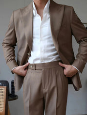 Classic Genova Sidetab Trousers - Vailor & Veil