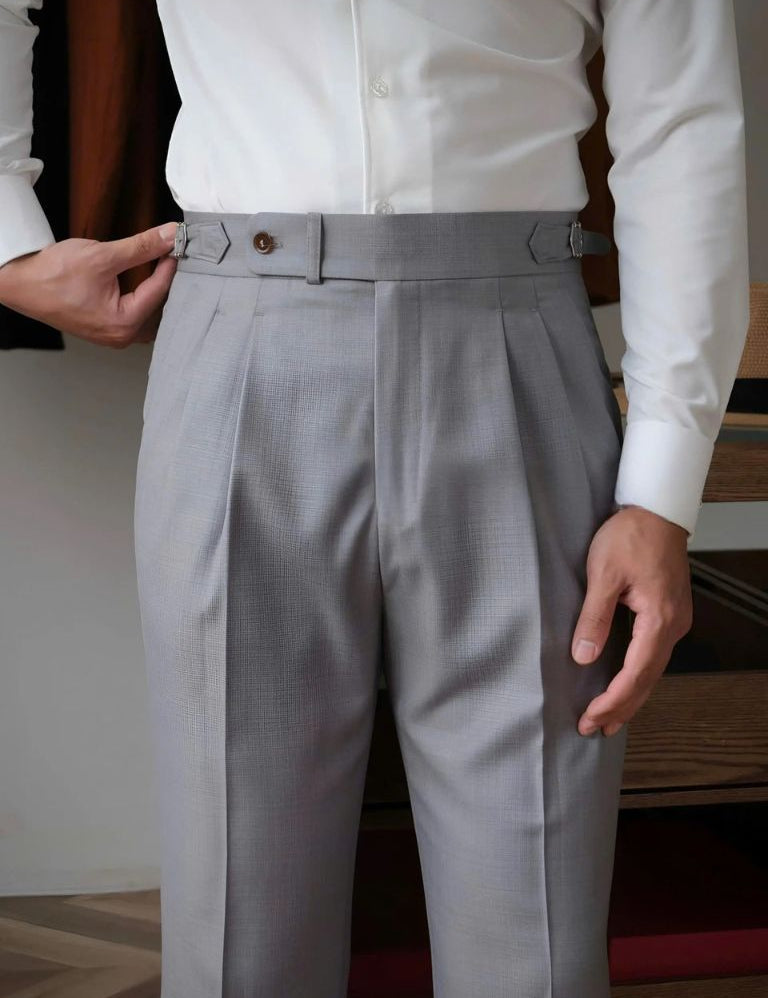 Classic Genova Sidetab Trousers - Vailor & Veil