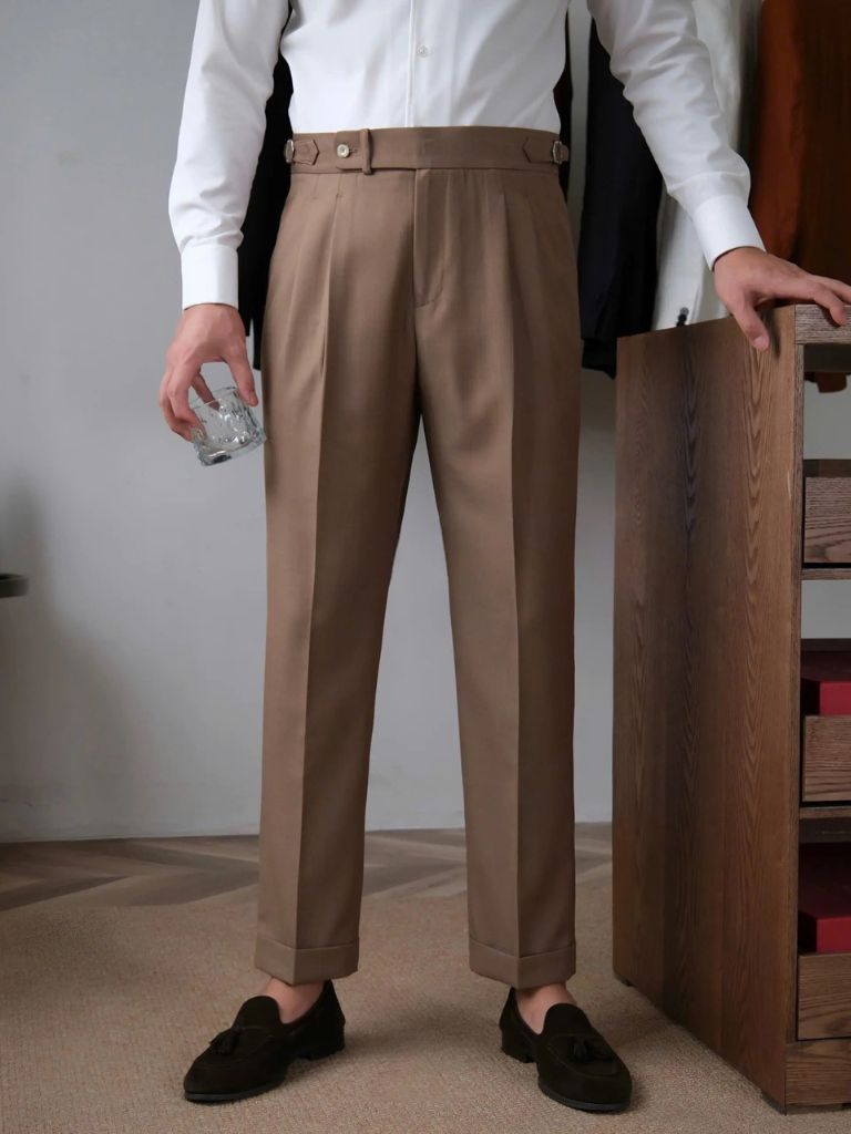 Classic Genova Sidetab Trousers - Vailor & Veil