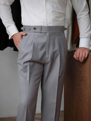 Classic Genova Sidetab Trousers - Vailor & Veil