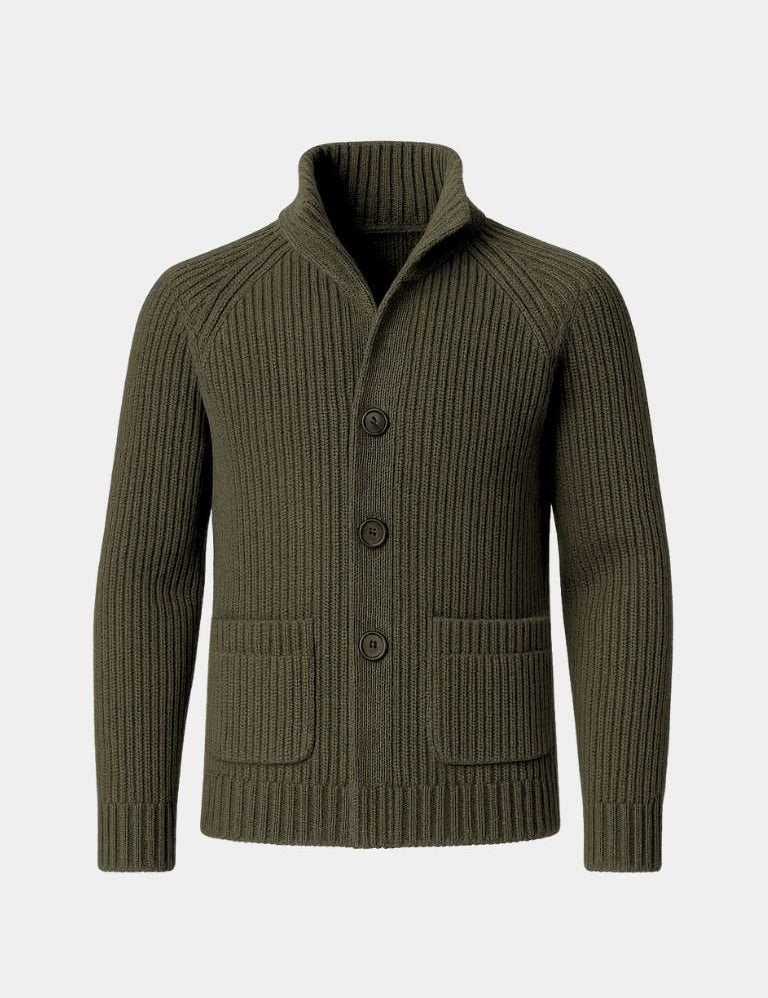 Classic Heritage Botton Knit Jacket - Vailor & Veil