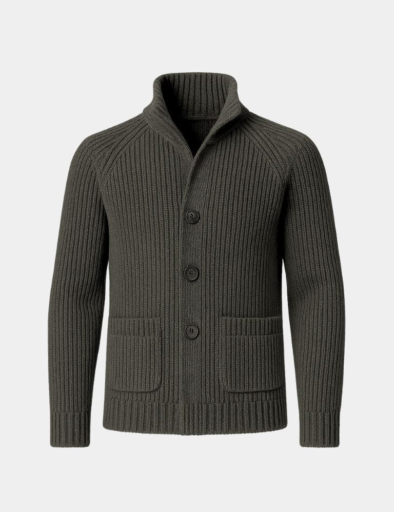 Classic Heritage Botton Knit Jacket - Vailor & Veil