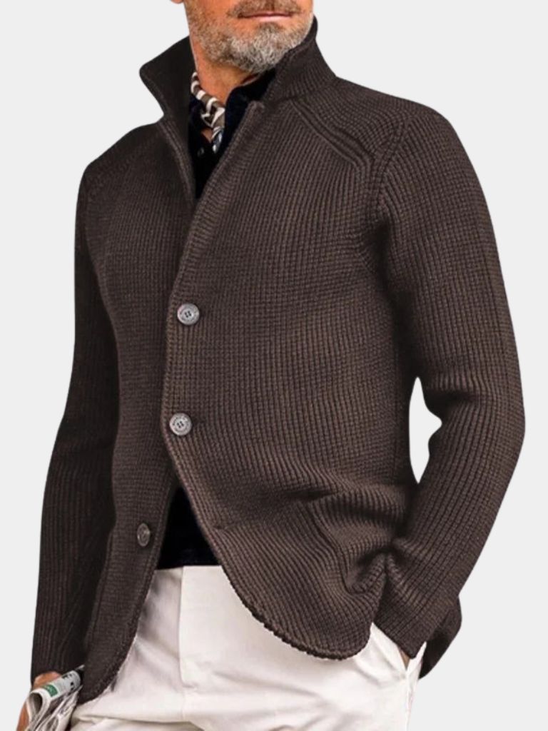 Classic Heritage Botton Knit Jacket - Vailor & Veil