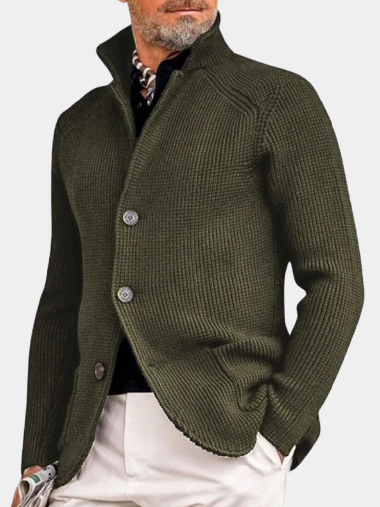 Classic Heritage Botton Knit Jacket - Vailor & Veil