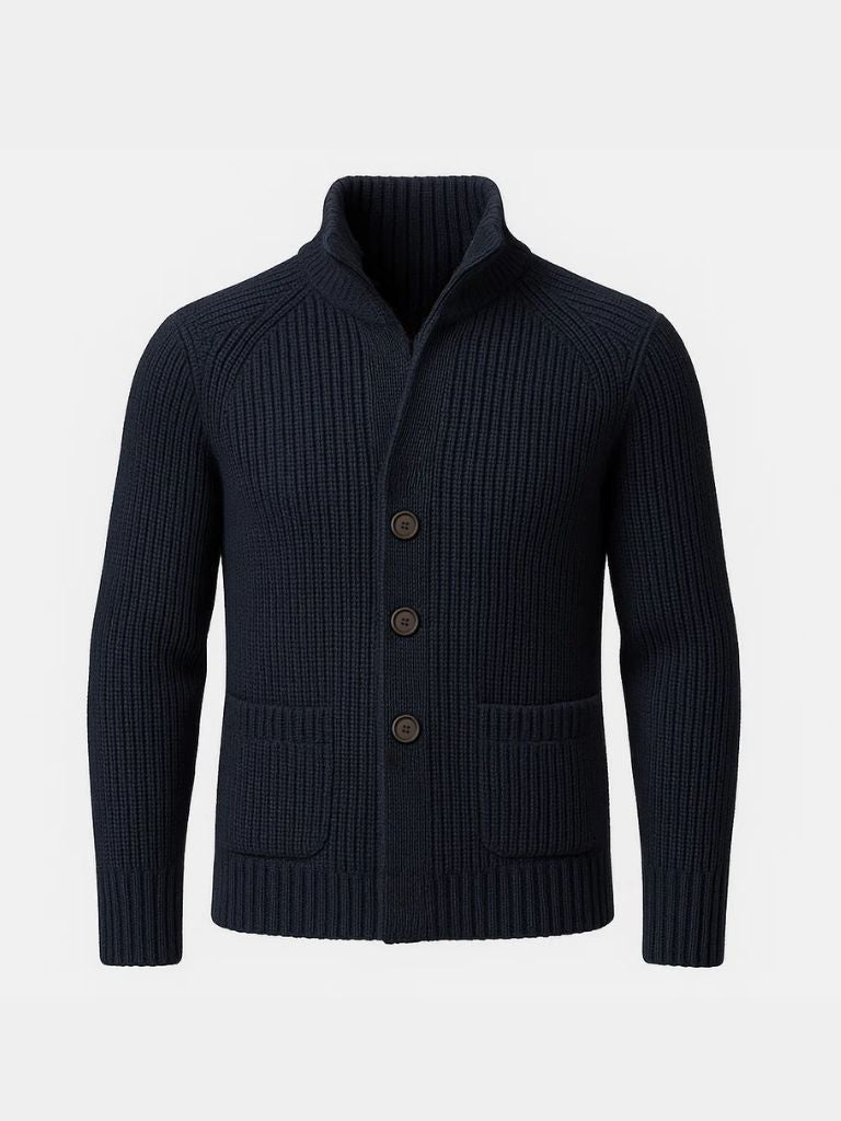 Classic Heritage Botton Knit Jacket - Vailor & Veil