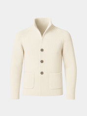 Classic Heritage Botton Knit Jacket - Vailor & Veil