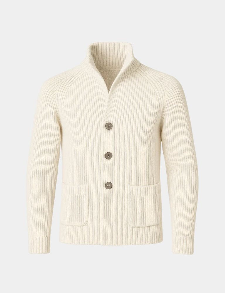 Classic Heritage Botton Knit Jacket - Vailor & Veil