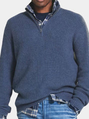Classic Highland Quarter-Zip Sweater - Vailor & Veil