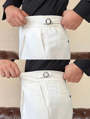 Classic Italia Sidetab Elastic Trousers - Vailor & Veil