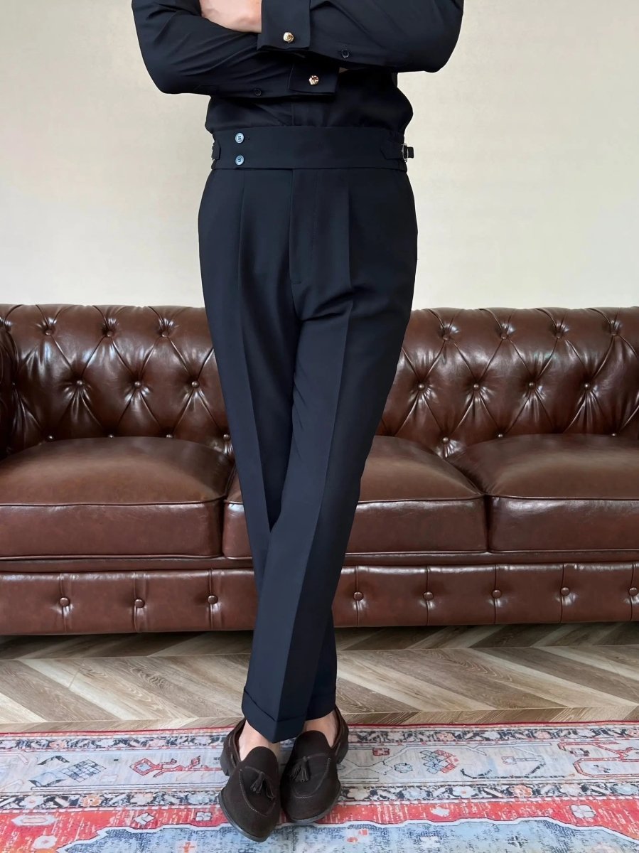 Classic Italia Sidetab Elastic Trousers - Vailor & Veil