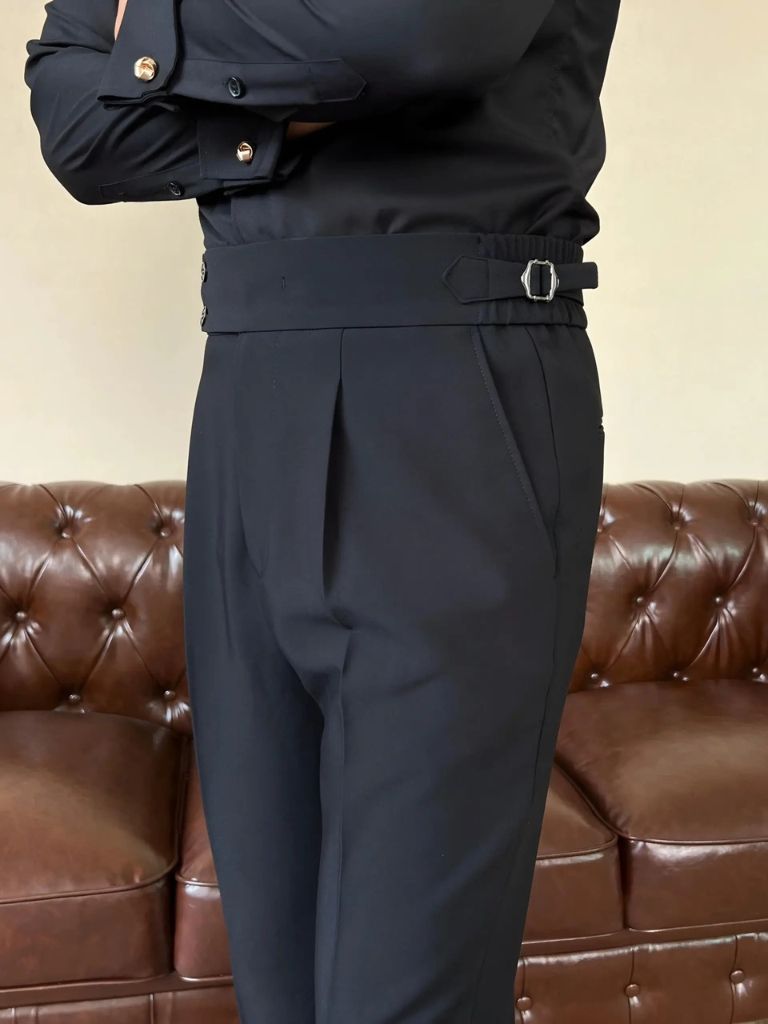 Classic Italia Sidetab Elastic Trousers - Vailor & Veil