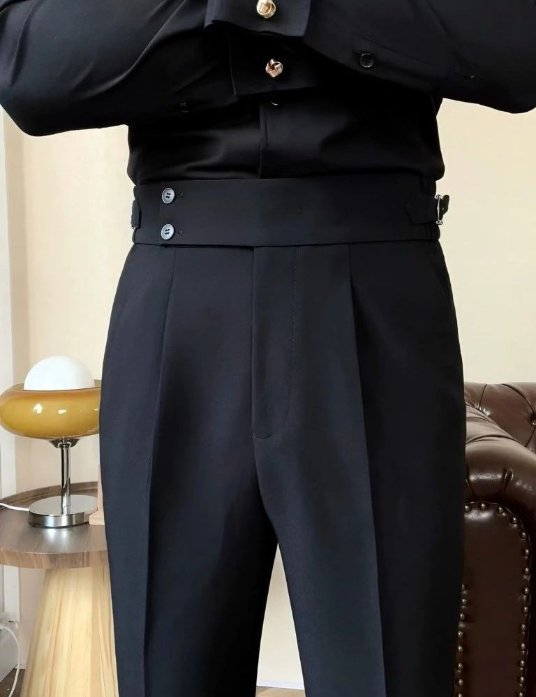 Classic Italia Sidetab Elastic Trousers - Vailor & Veil