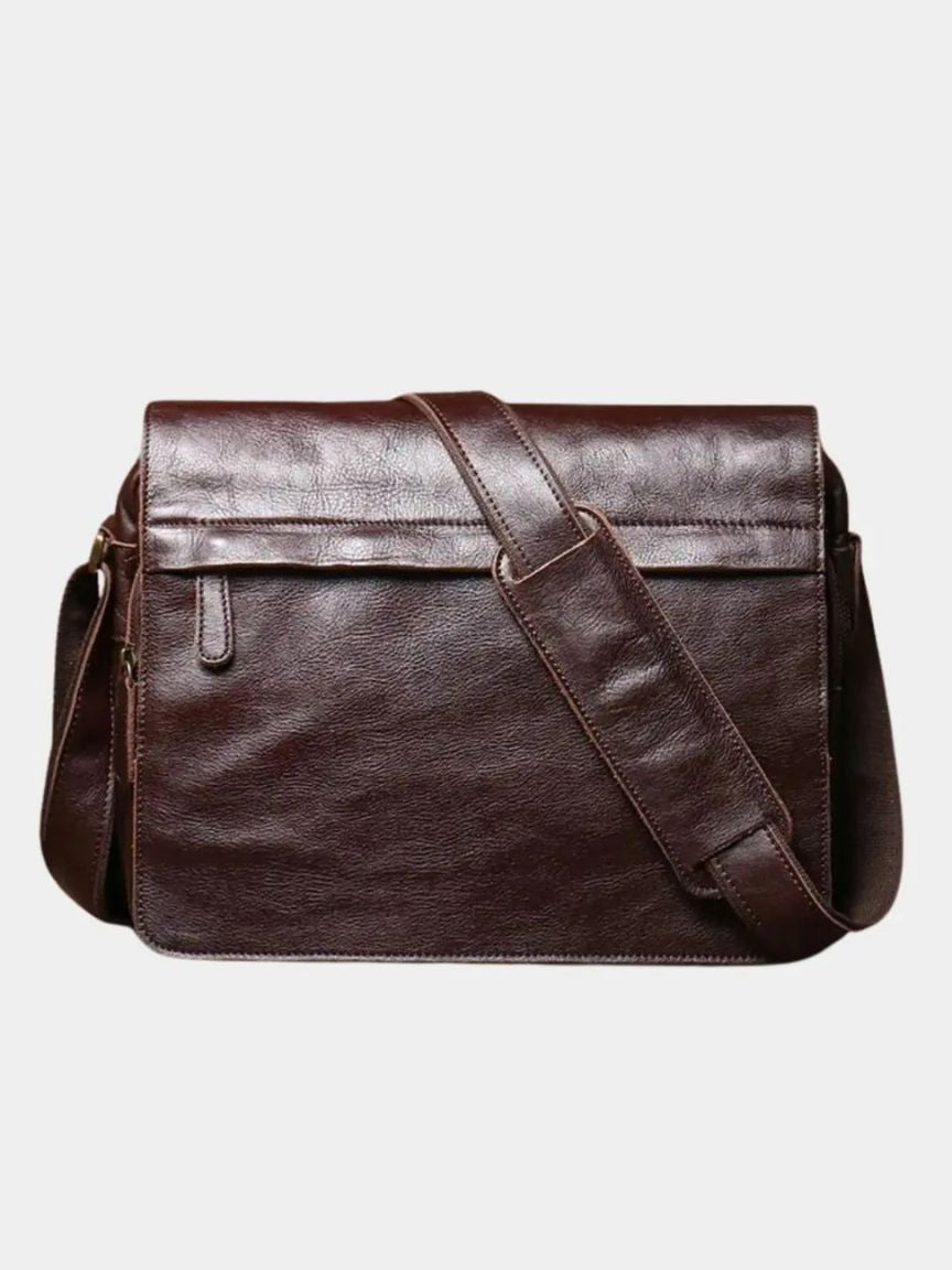 Classic Messenger Leather Bag - Vailor & Veil