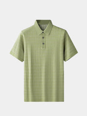 Classic Noir Knit Polo Shirt - Vailor & Veil