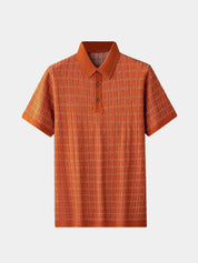 Classic Noir Knit Polo Shirt - Vailor & Veil