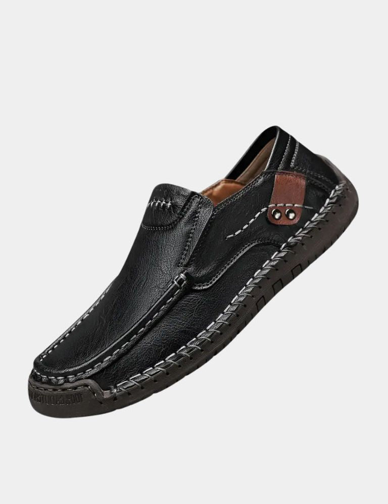 Comfortable Leather Moccasins Shoes - Vailor & Veil