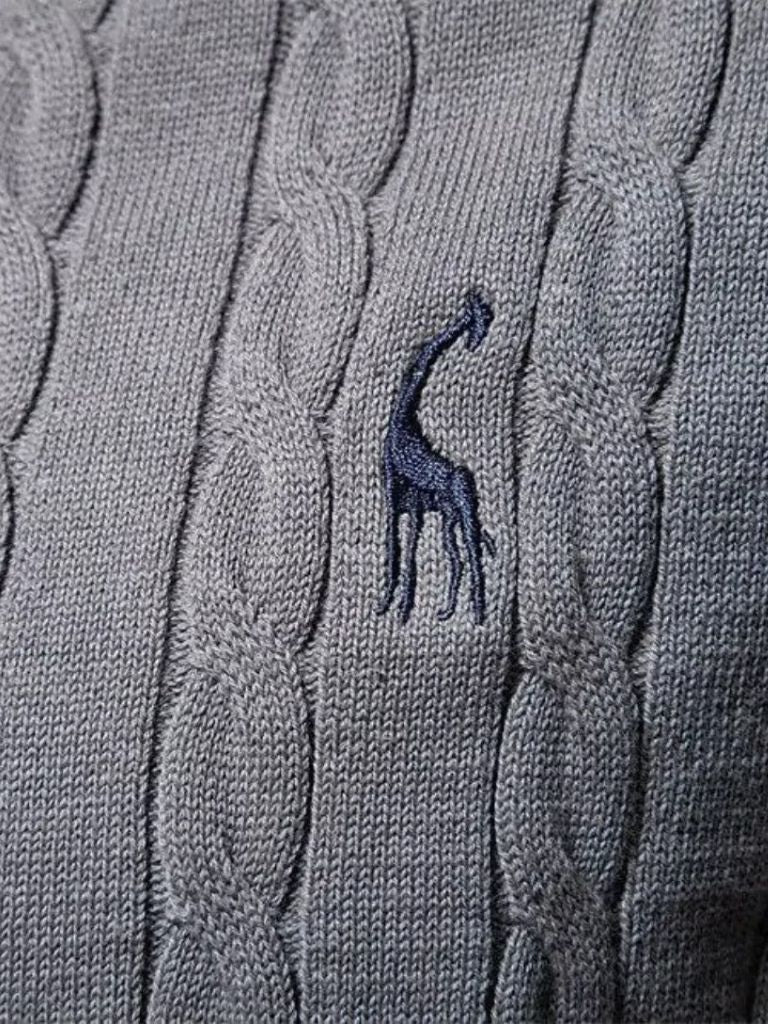 Cotton  Crew Neck Pullover Sweater - Vailor & Veil