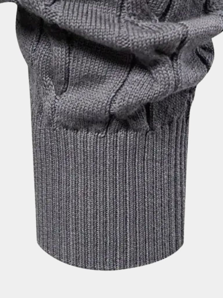 Cotton  Crew Neck Pullover Sweater - Vailor & Veil