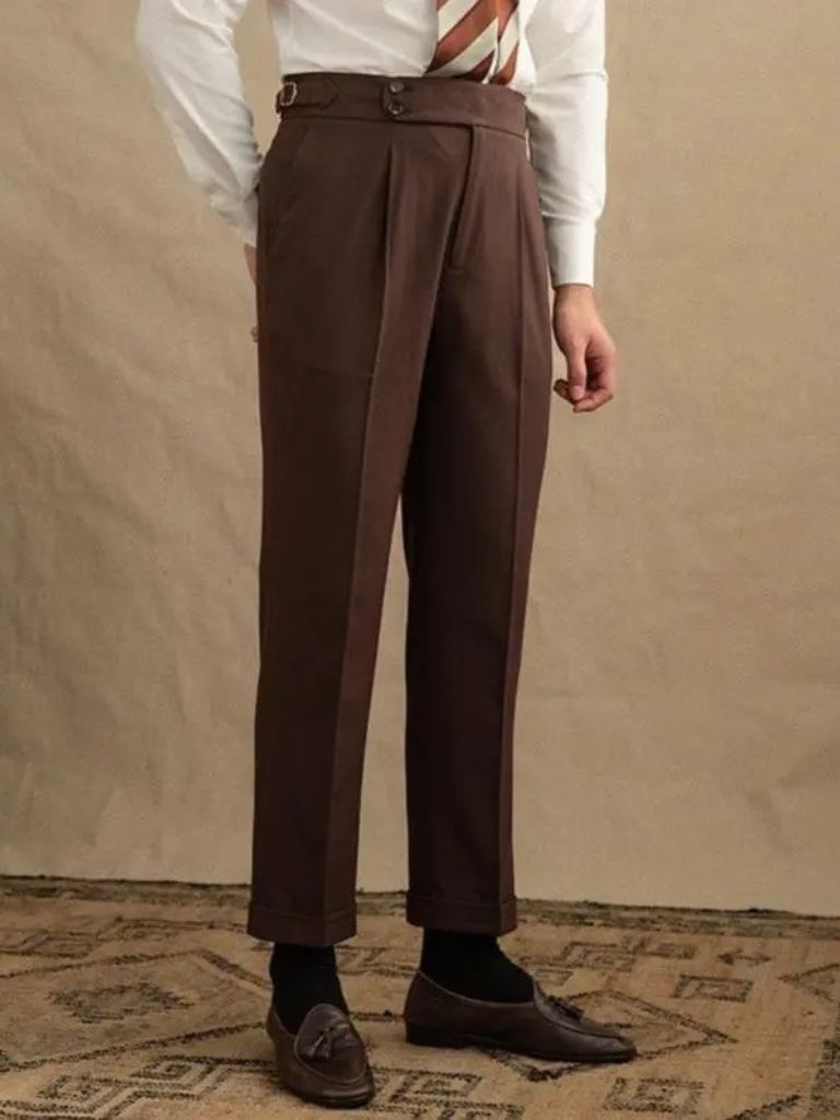 Dark Brown Garbadine Suit - Vailor & Veil