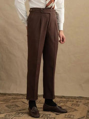 Dark Brown Garbadine Suit - Vailor & Veil