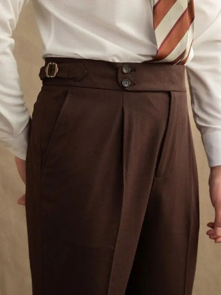 Dark Brown Garbadine Suit - Vailor & Veil