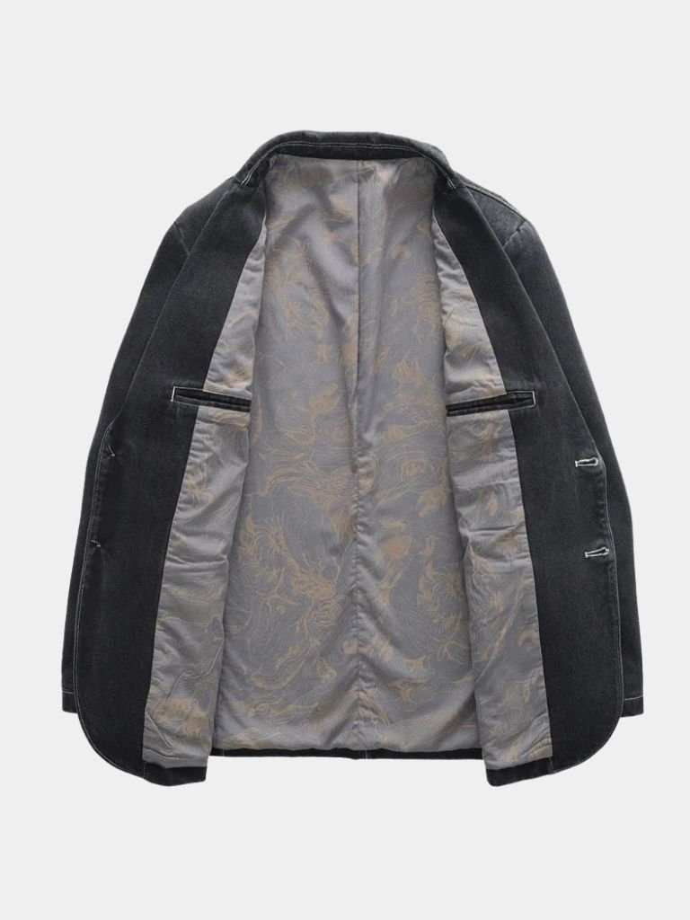 Denim Covenant Blazer Jacket– Vailor & Veil