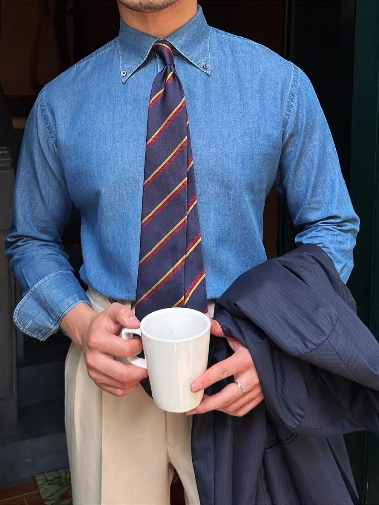 Elegant Denim Shirt - Vailor & Veil